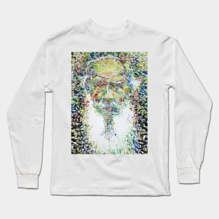 LEO TOLSTOY watercolor portrait .3 Long Sleeve T-Shirt